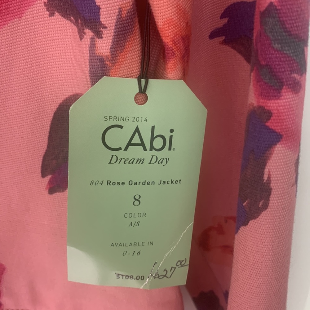 Cabi size 8 and WT rose garden jacket - Picture 3 of 3